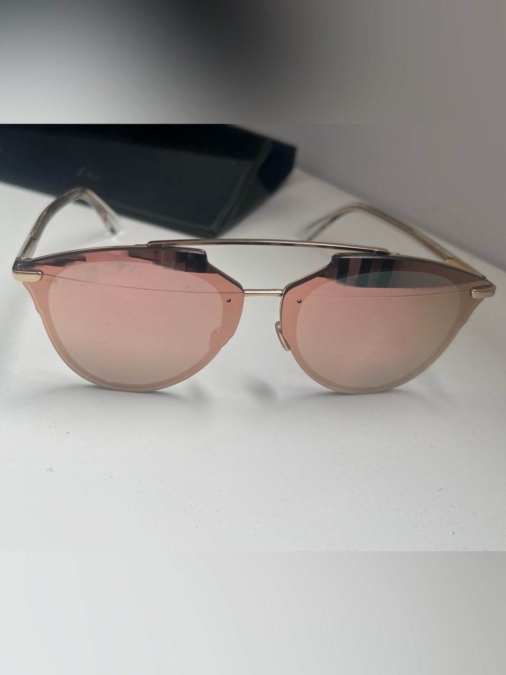 Authentic Christian Dior Reflected Pink mirrored Sunglasses